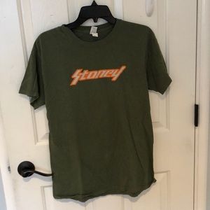 Post Malone green T-shirt
